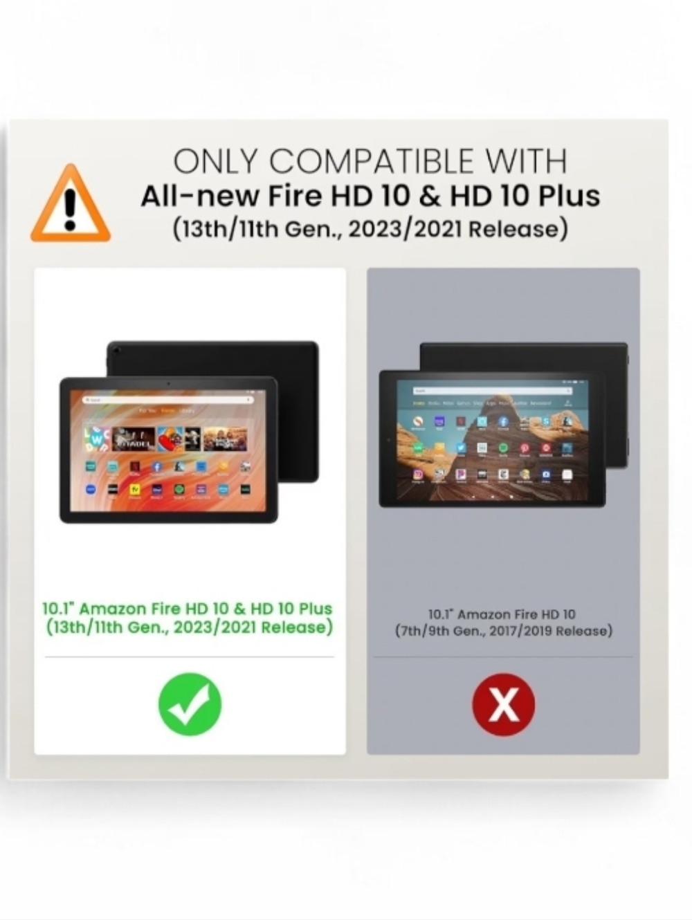 Gray Forest Amazon Fire HD 10/10 Plus Case - Picture 6 of 12
